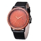 Simple Style Leather Strap Quartz Wood Watches Luxury Bracelet Watches
