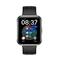 Touch Screen Bluetooth Smart Watch Wristwatch Square Alloy Case PVD Black